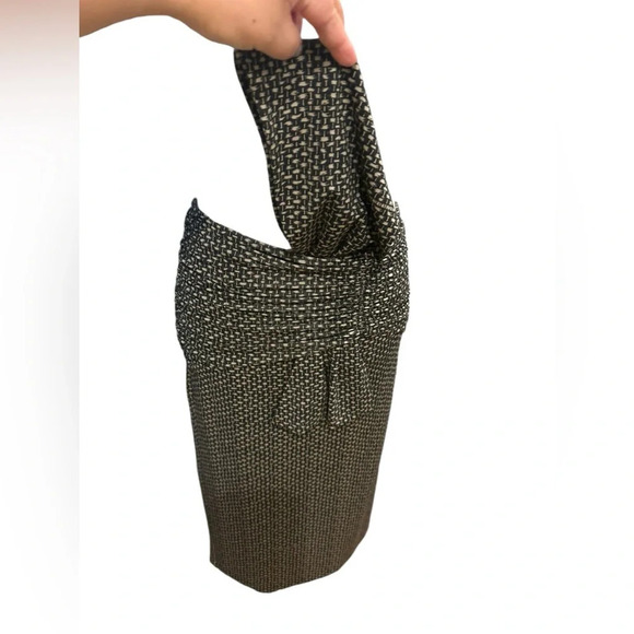 Burberry London Printed Brown Midi Length Skirt Size 6 - Picture 6 of 10